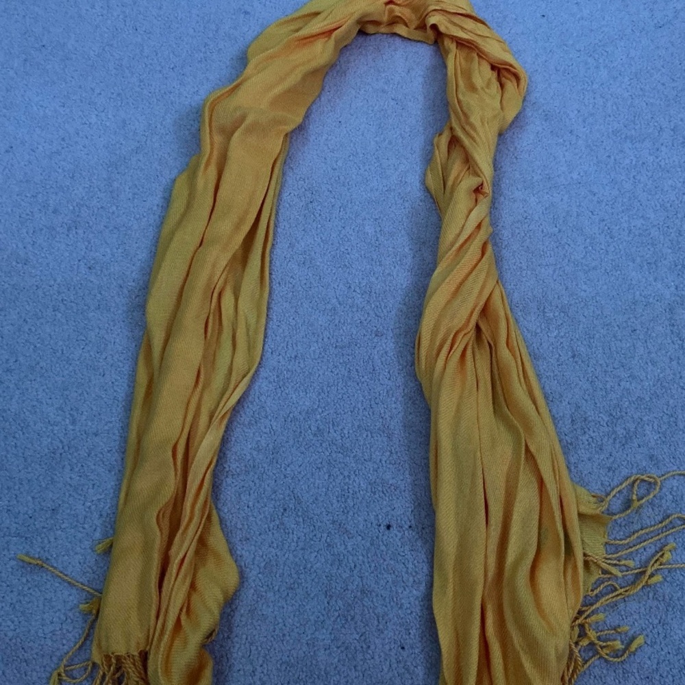 Yellow scarf